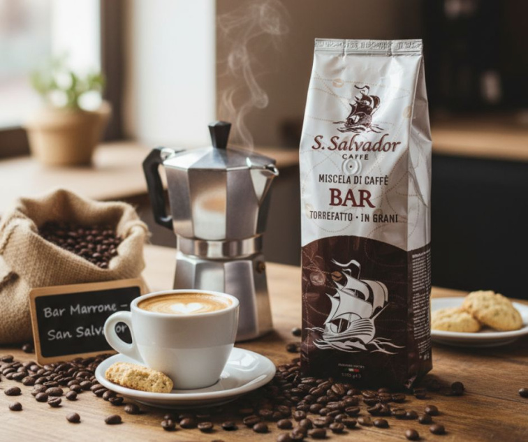 Bar Marrone – zrnková káva San Salvador