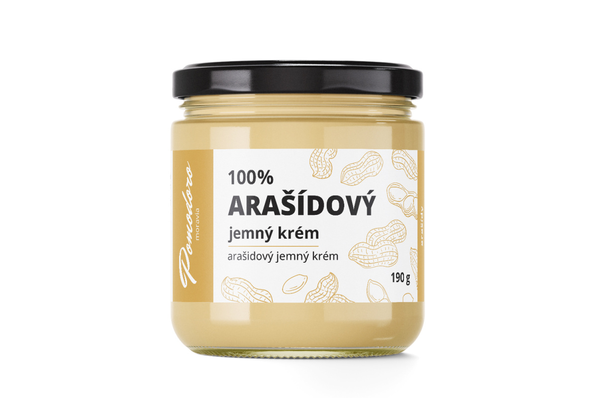 100% Arašídový krém – jemný 190 g