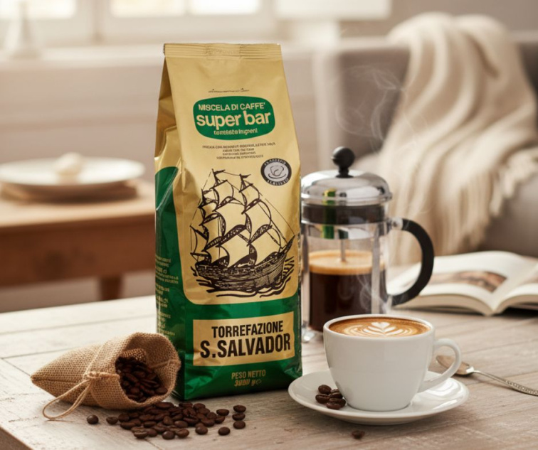 Super Bar - zrnková káva San Salvador 1.000 g