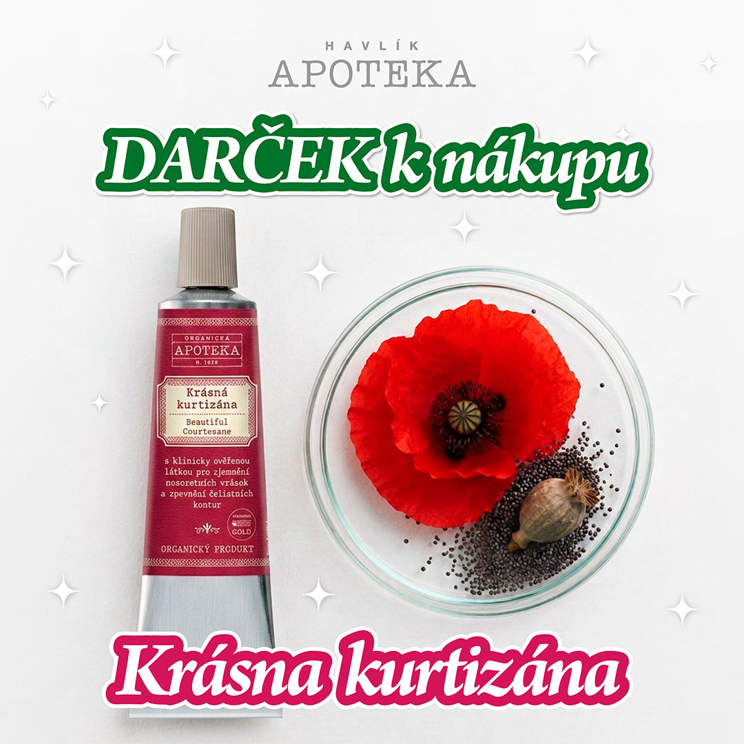 Havlíkova apotéka darček k nákupu Krásná kurtizána