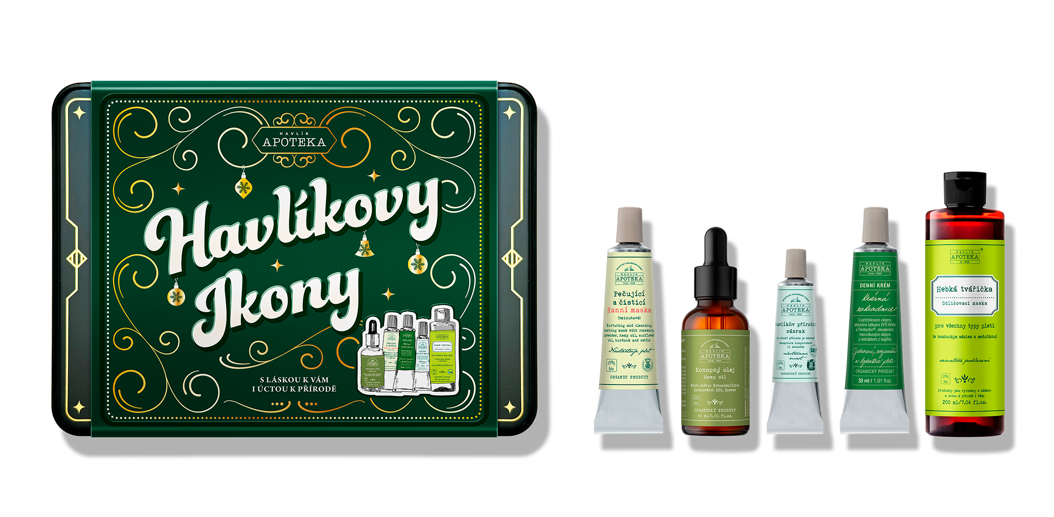 Vánoční balíčky Havlíkovy Apotéky: Nejkrásnější dárek pod stromeček 🎄✨