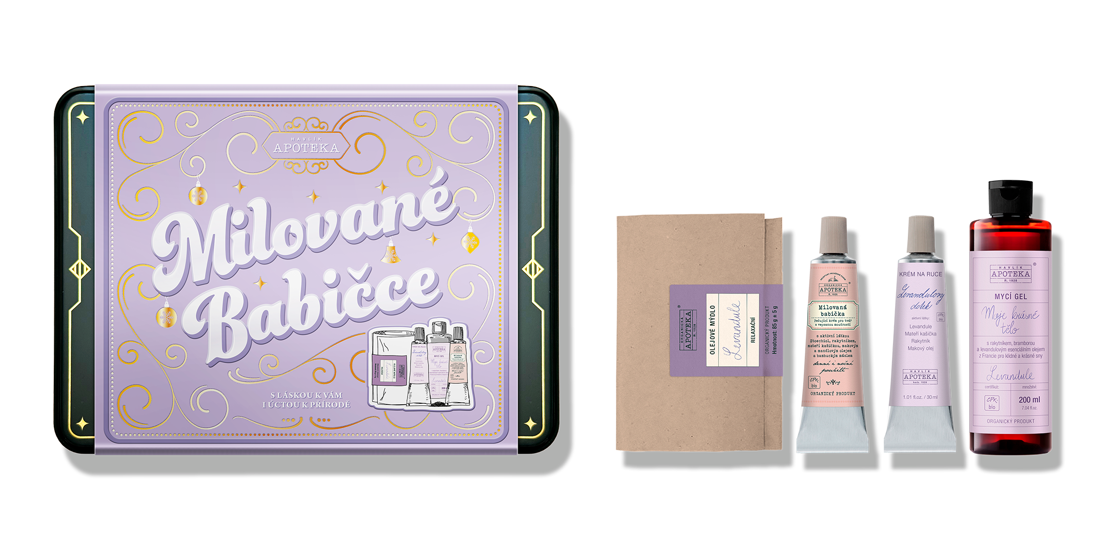 Vánoční balíčky Havlíkovy Apotéky: Nejkrásnější dárek pod stromeček 🎄✨
