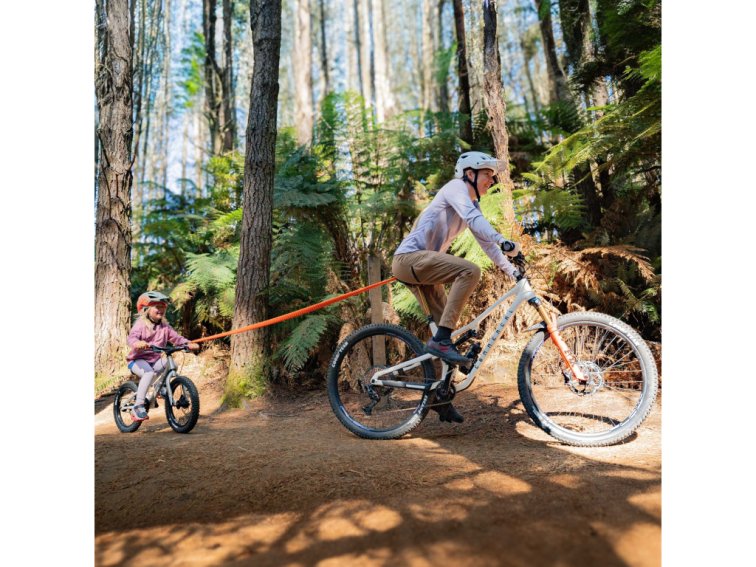 Kids Ride Shotgun Lano na tahání kola oranžové