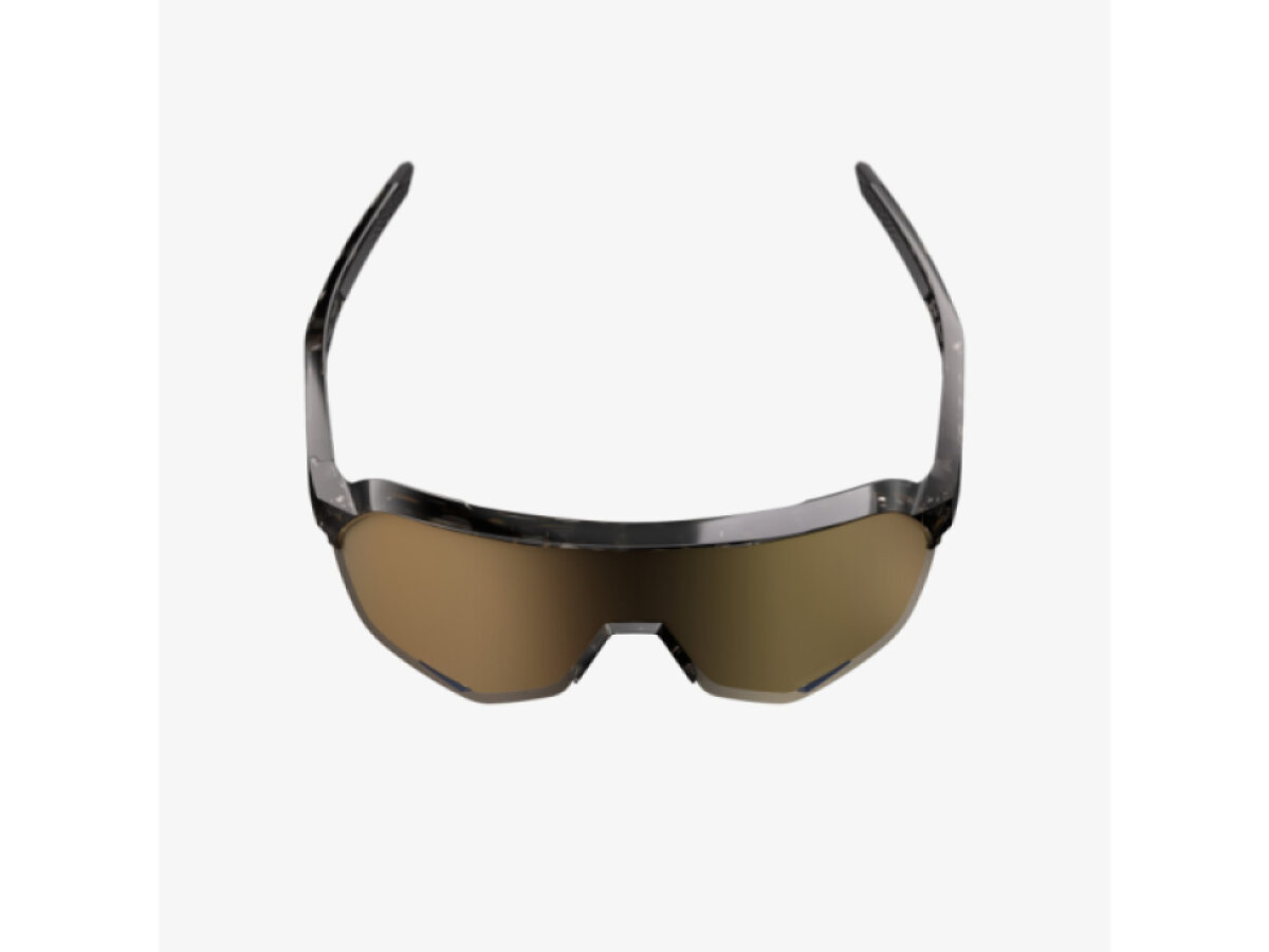 100% brýle S2 Gloss Black Havana (Soft Gold Mirror)
