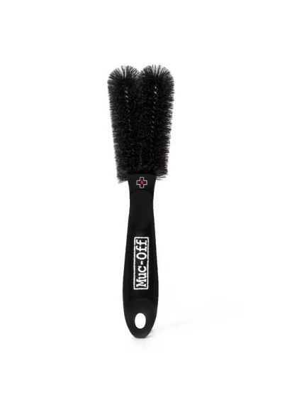 MUC-OFF Two Prong Brush - Dvouhlavý kartáč pro těžce dostupná místa