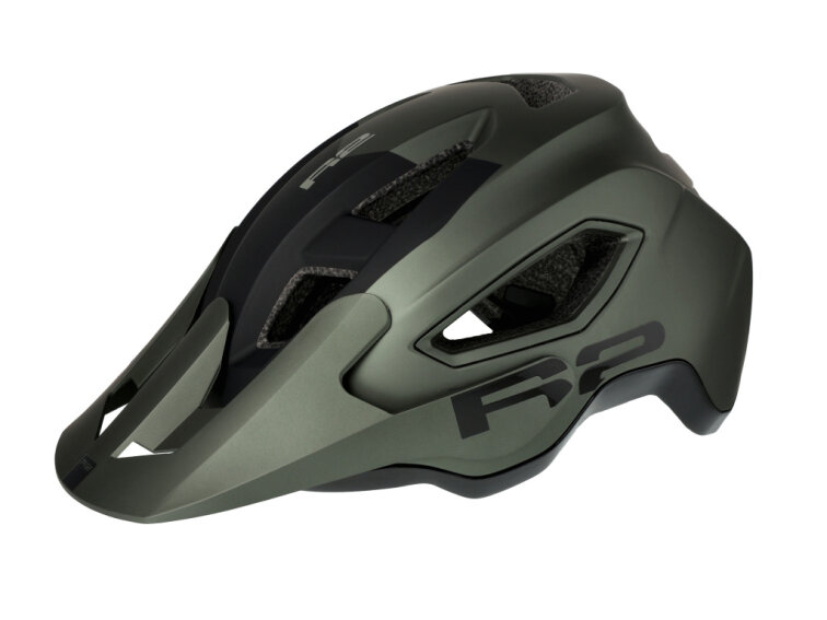 R2 helma TERRAFORM (tmavě olivová zelená/ černá) ATH41D