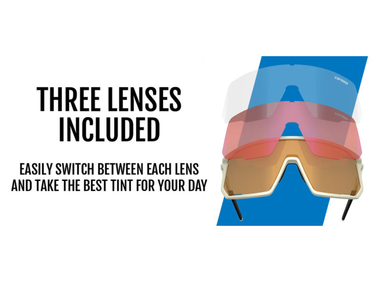 TIFOSI brýle Moab Sahara (Clarion Gold/AC Red/Clear)