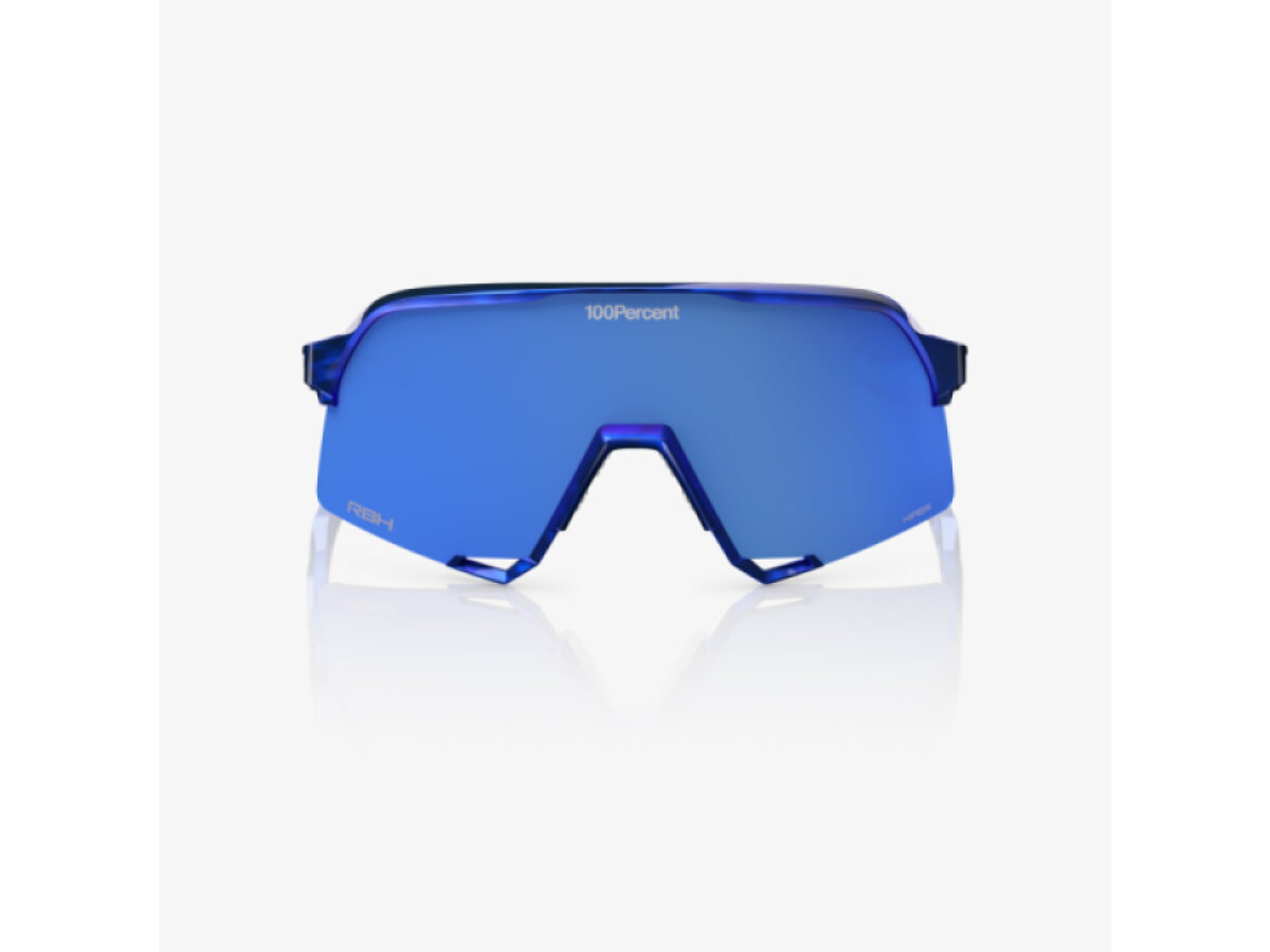 100% brýle S3 RBH Gloss Blue Holographic (HiPER Royal Blue Mirror Lens)