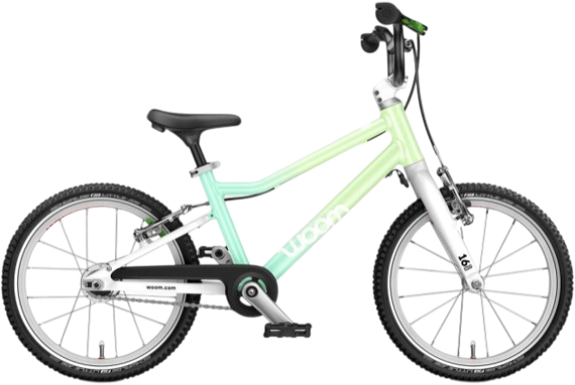 Lehká dětská kola WOOM 16" a 18" pro děti 4-6 let (100-115 cm)