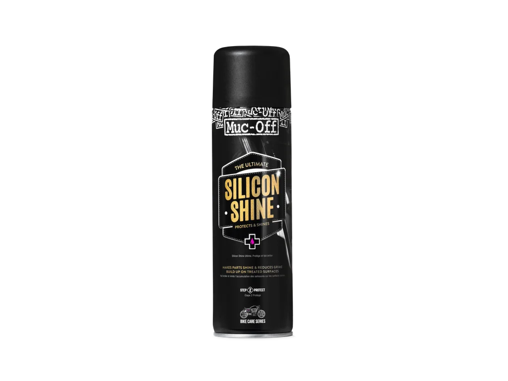 MUC-OFF Motorcycle Silicon Shine 500 ml - Silikonový sprej pro obnovení barvy a zvýšení lesku