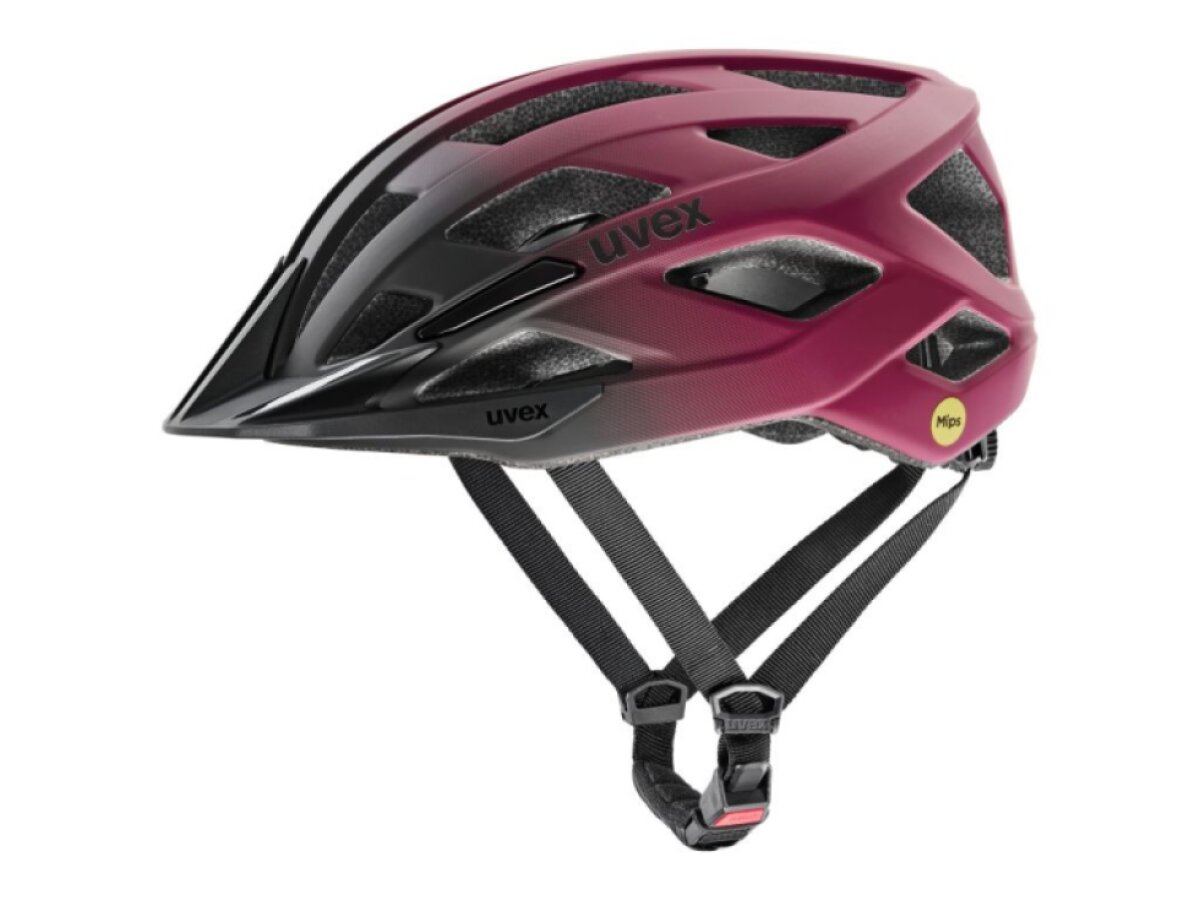 Uvex helma I-VO 2 MIPS (cranberry - black matt)