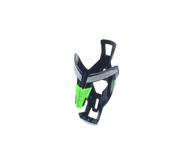 Elite košík Custom Race Plus - lesklý černý/zelený