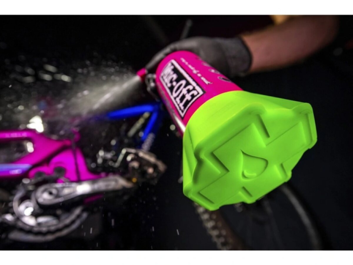 MUC-OFF Bottle for Life + Punk Powder - Eko sypký čistič kol + hliníková láhev