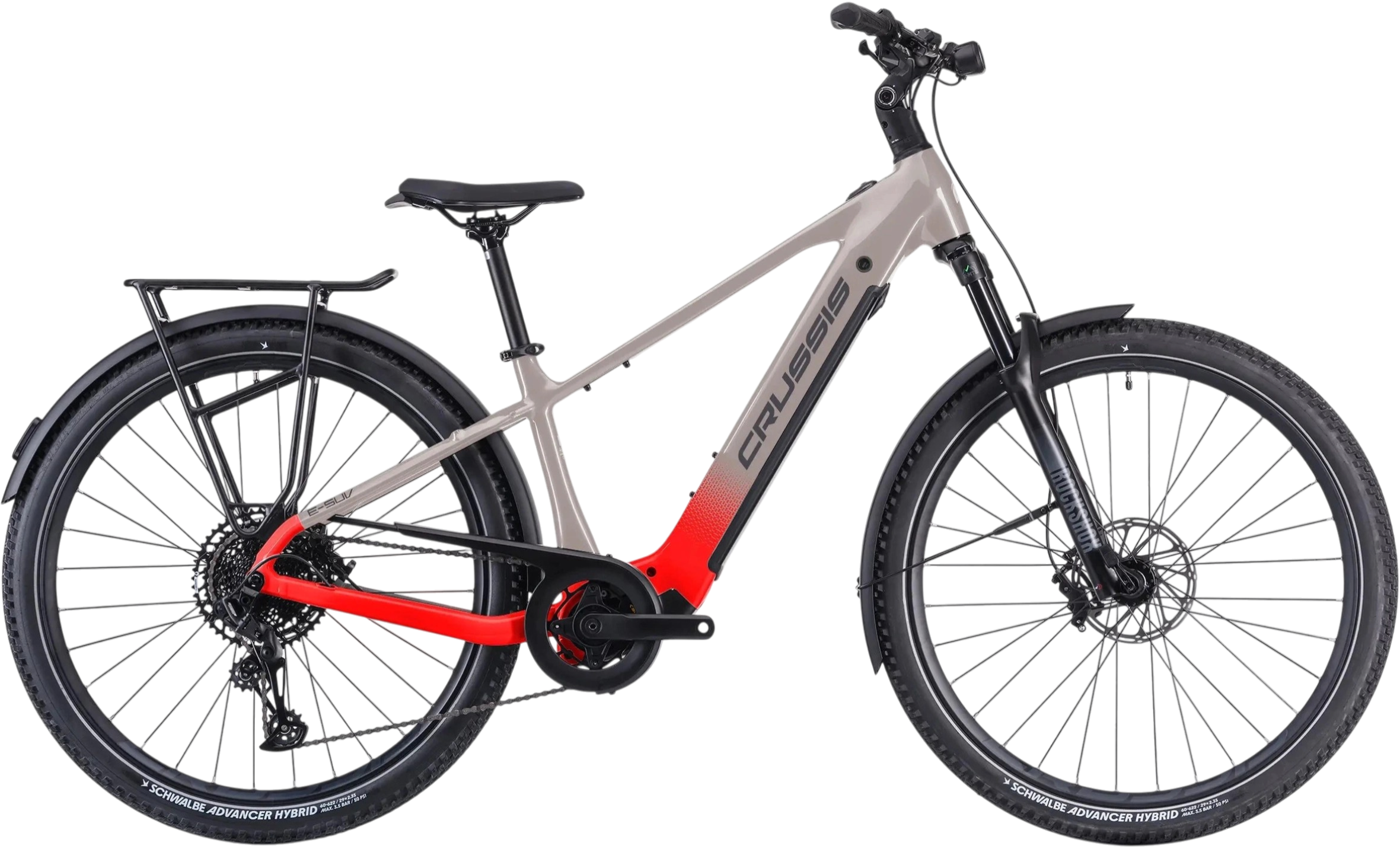 Krosová a trekingová elektrokola Crussis s motorem Panasonic