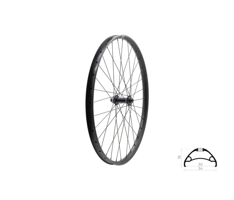 KLS zapletené kolo přední 28/29" ASESINO disc (šířka 30 mm)