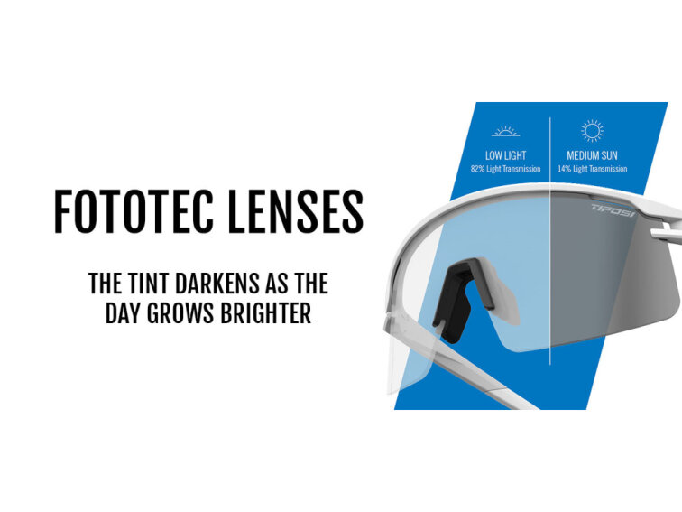 TIFOSI brýle Moab Lite Mat White (Light Night Fototec)