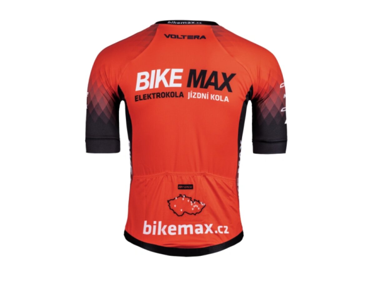 BIKEMAX dres dětský DNA PRO krátký rukáv (červený)
