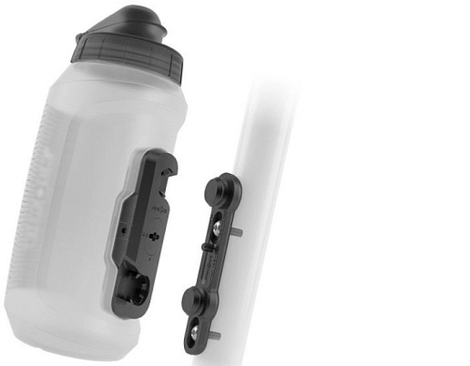Fidlock TWIST kompletní set láhev 750ml (čirá) montáž do děr na košíky