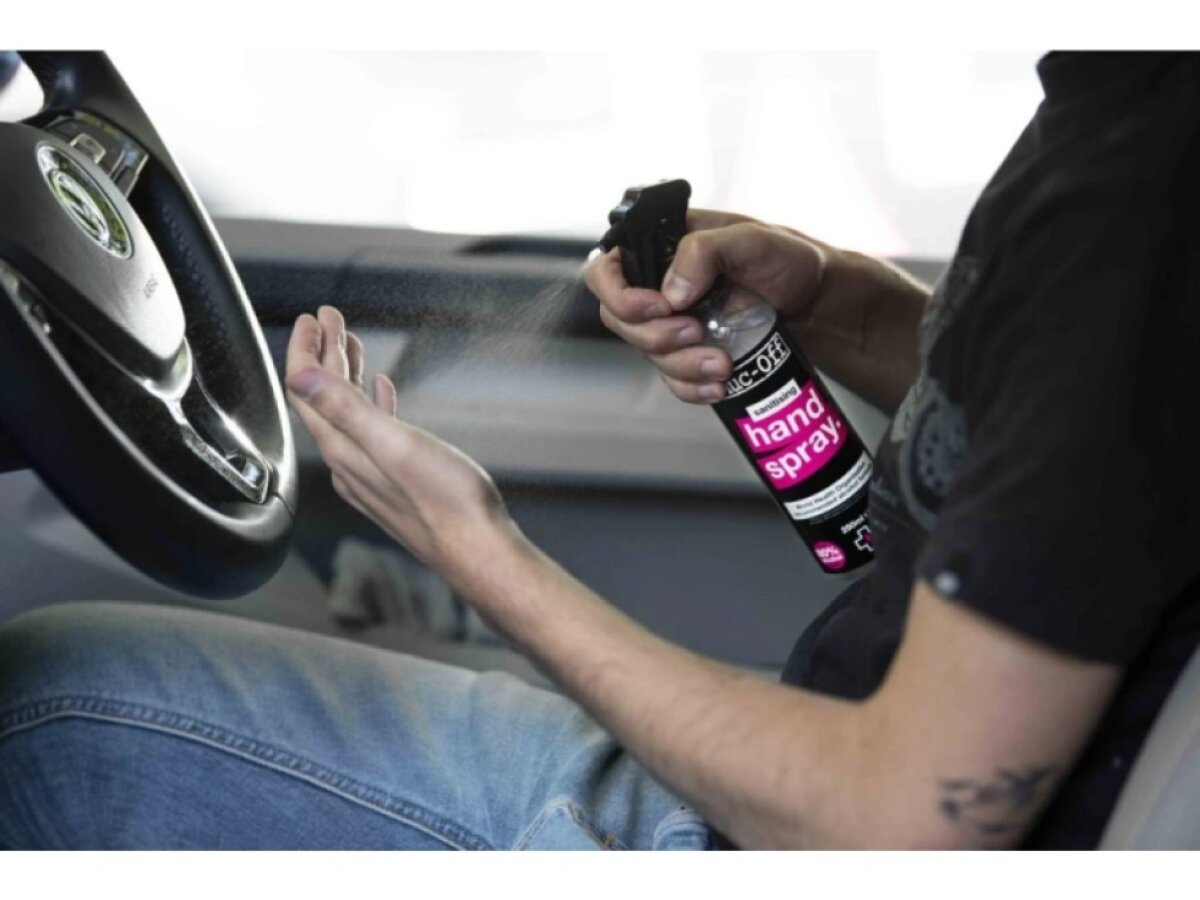 MUC-OFF Antibacterial Sanitising Hand Spray - Antibakteriální sprej na ruce (250 ml)