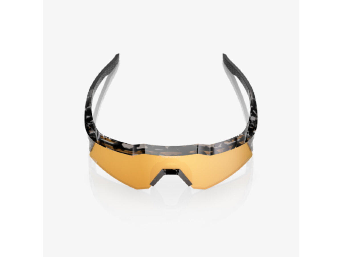 100% brýle Speedcraft XS Money Mike 3 Polished Black Tortoise (HiPER 24K Gold Mirror Lens)