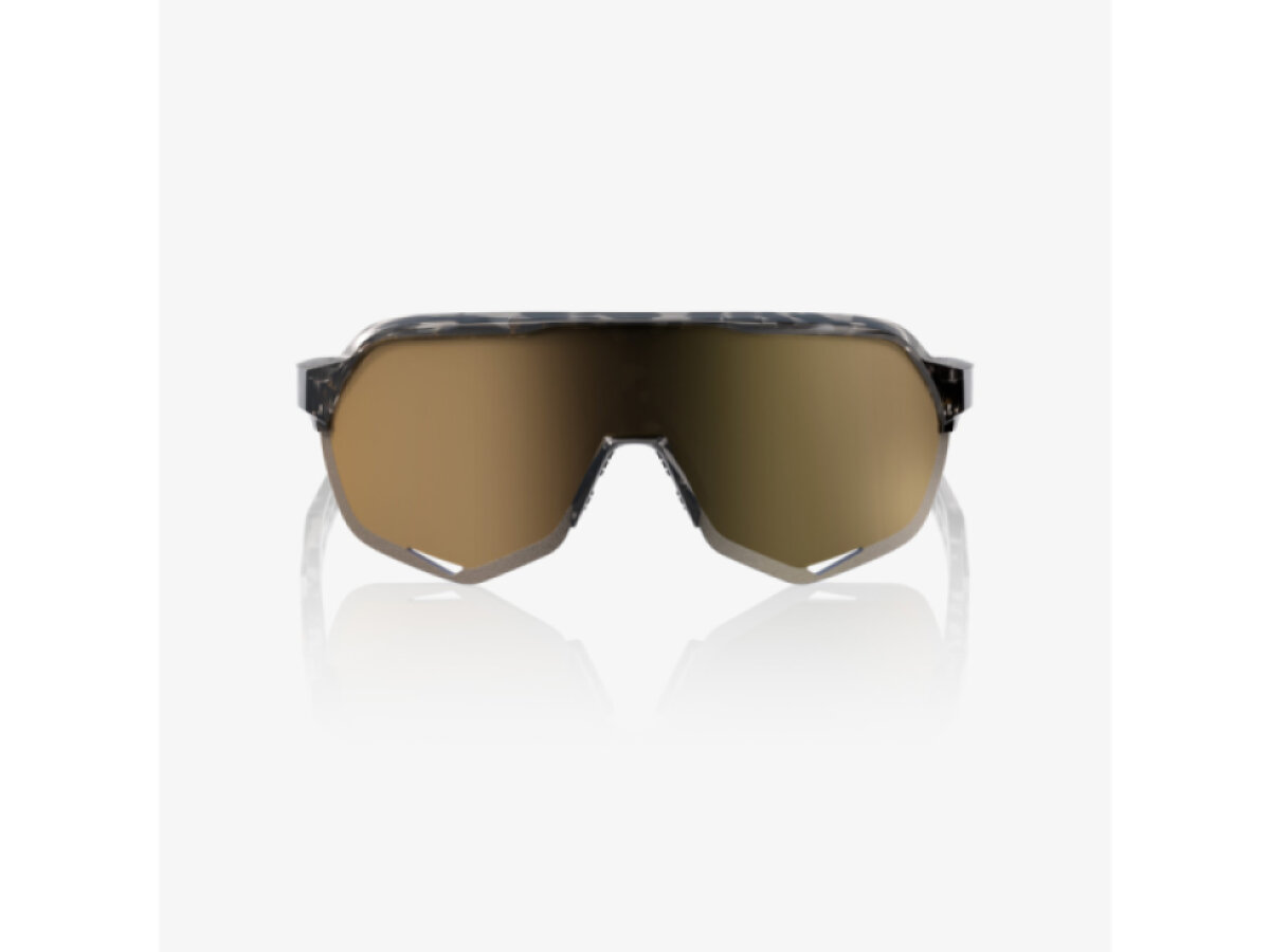100% brýle S2 Gloss Black Havana (Soft Gold Mirror)