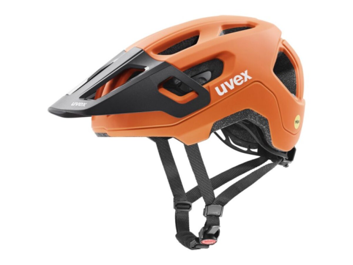 Uvex helma dětská React jr. MIPS (lime-black)