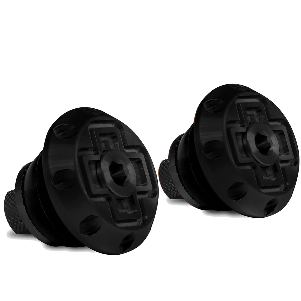 MUC-OFF Disco Bar End Plugs - Koncovka do řídítek (Černá)