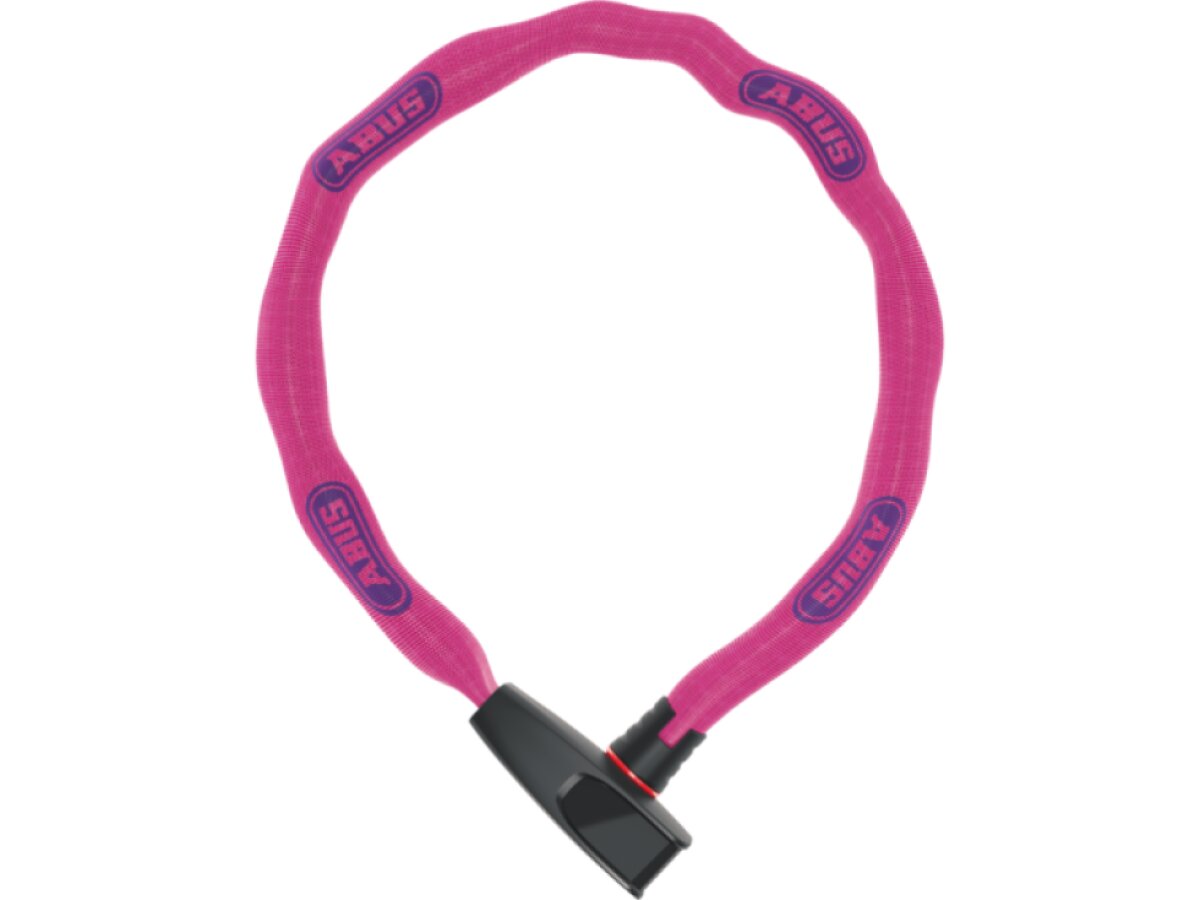 Abus zámek řetězový Catena 6806K (klíč) (neon růžová)