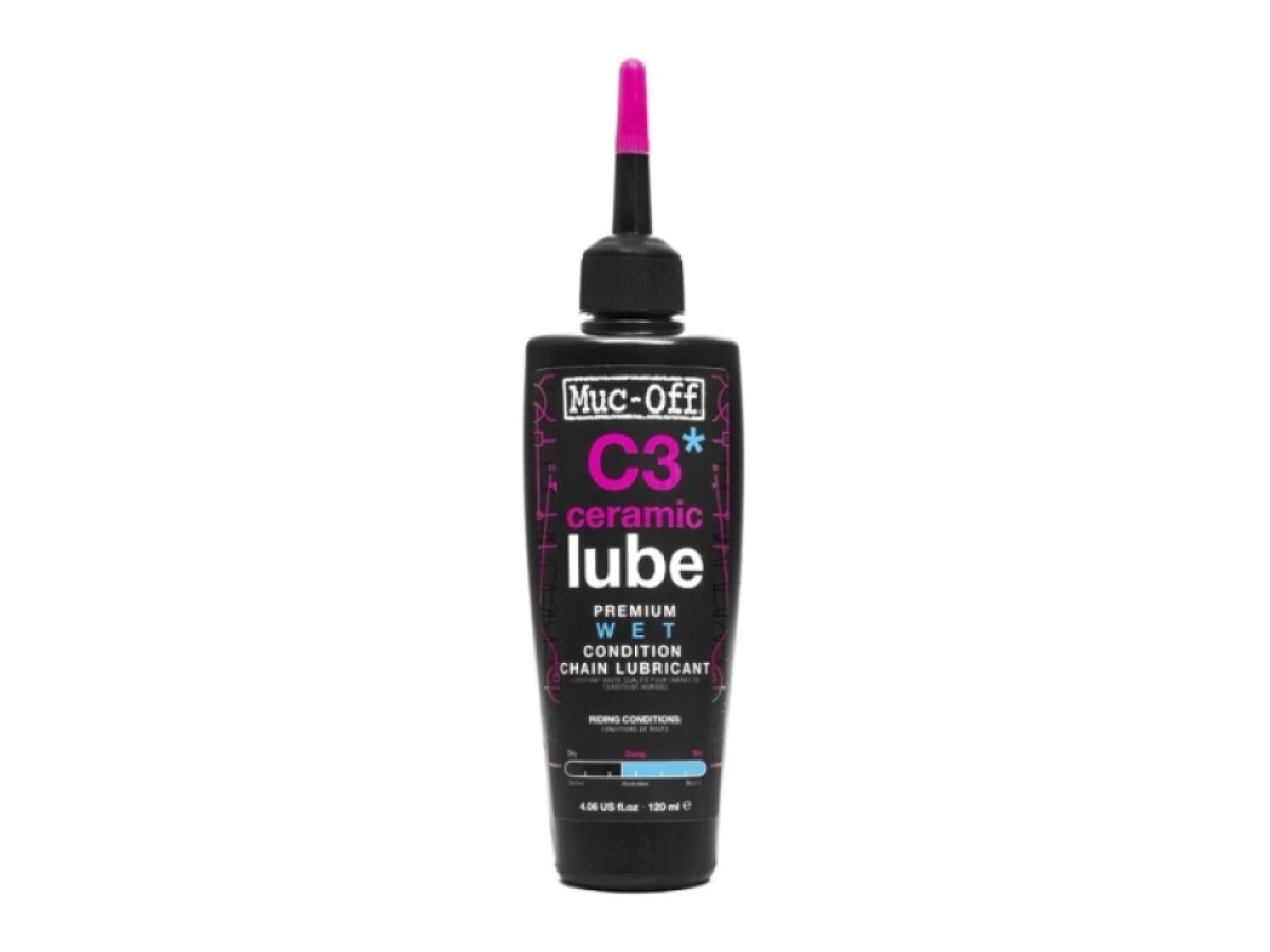 MUC-OFF C3 Wet Ceramic Lube - Mazivo na řetěz s keramikou do mokra (120 ml)