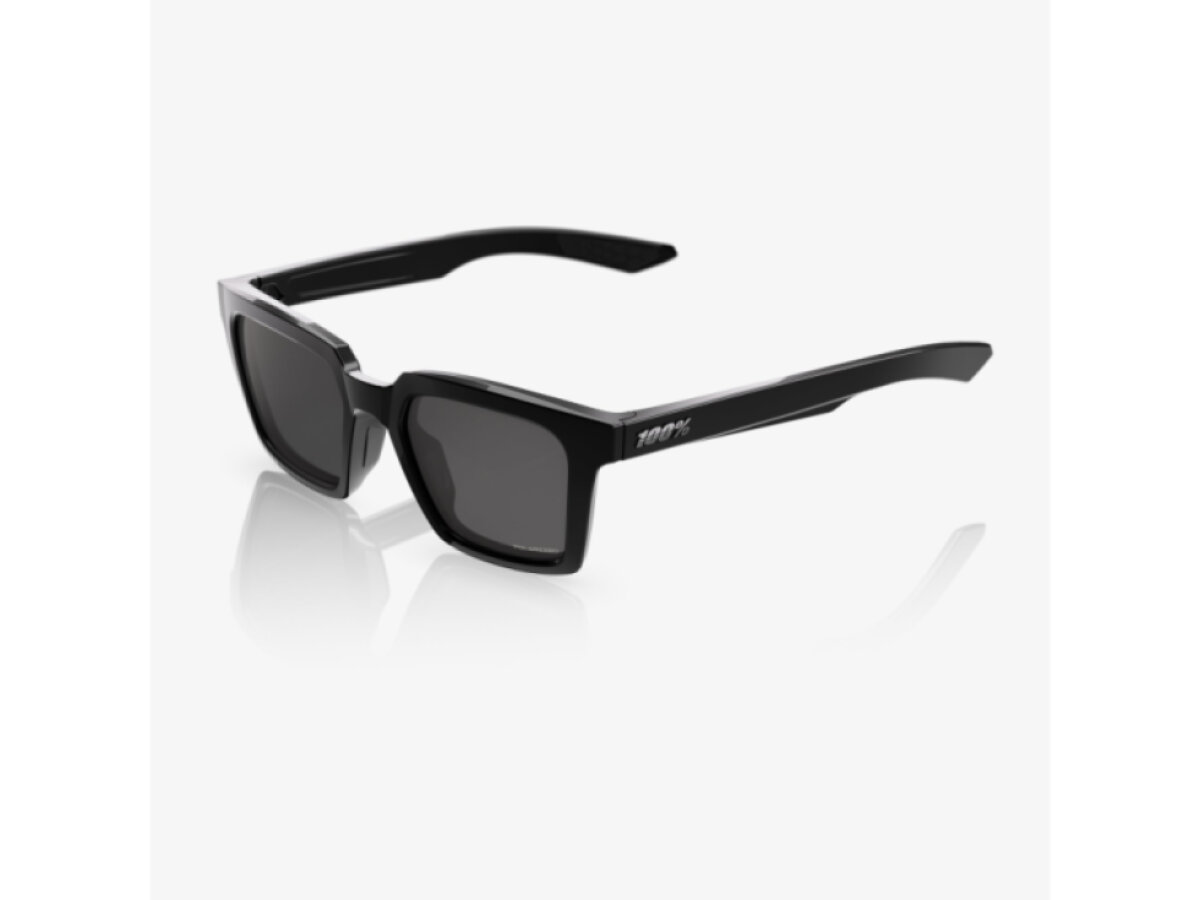 100% brýle Erba Polished Black (Grey Polarized Lens)