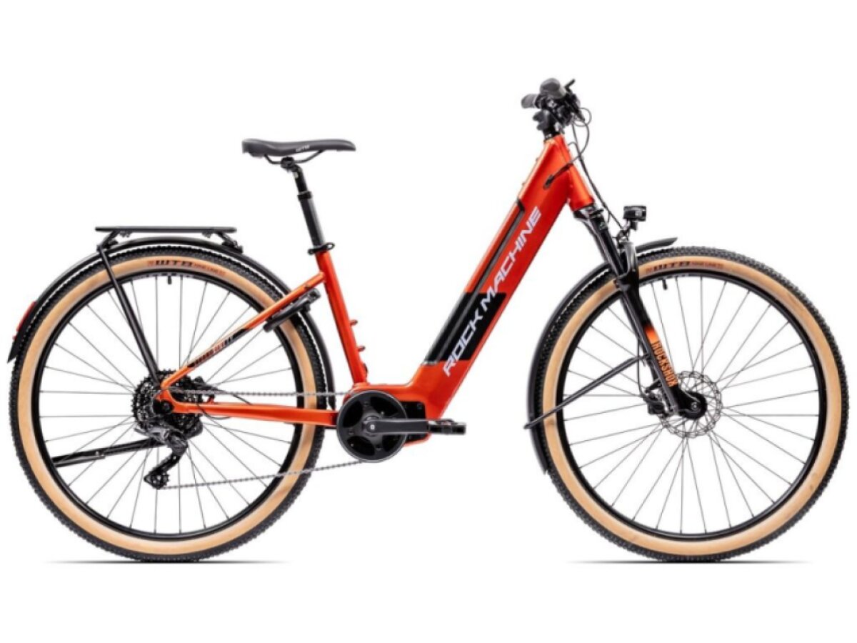 Rock Machine Storm INT e90-29 Unisex Touring Gloss Metallic Orange/Silver 2022