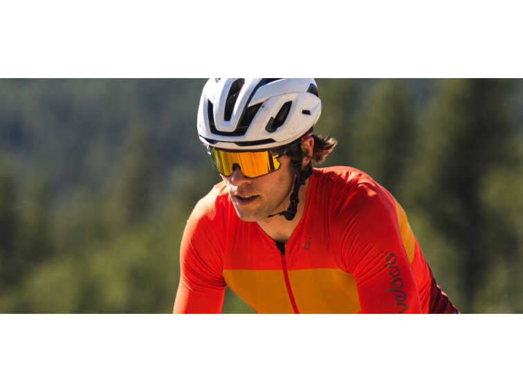 TIFOSI brýle Rail Race Satin Vapor (Clarion Orange/Clear)