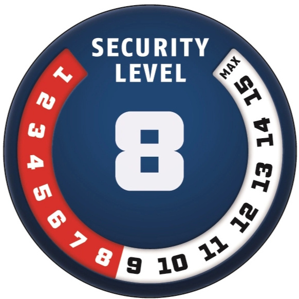 Abus zámek řetězový Ivera Chain 7210 (klíč) (modrá)