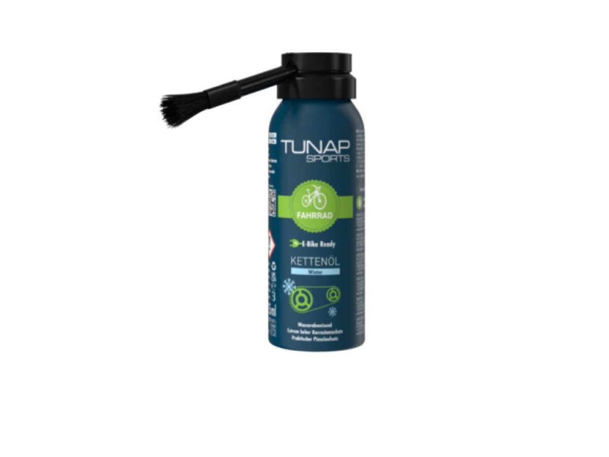 TUNAP SPORTS Chain Oil WINTER do mokrých podmínek olej na řetěz sprej pro kola a elektrokola (125ml)
