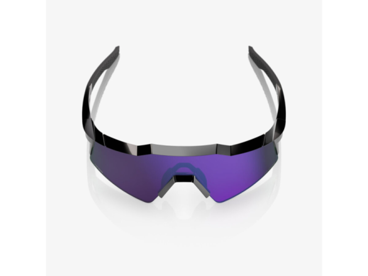 100% brýle Speedcraft SL Polished Black (HiPER Polarized Lavender Mirror)