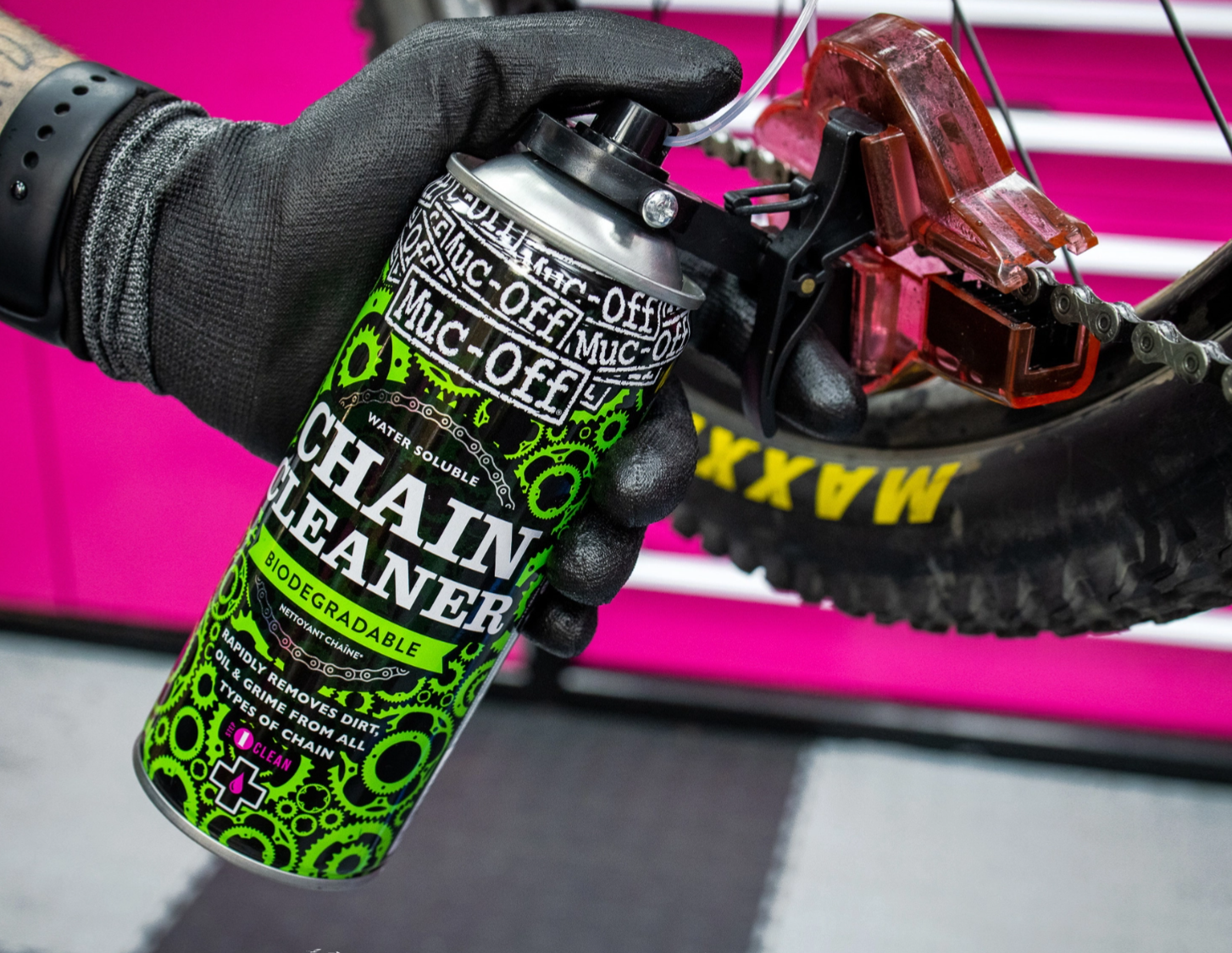 MUC-OFF Bike Chain Doc Kit - Pračka na řetěz + čistič