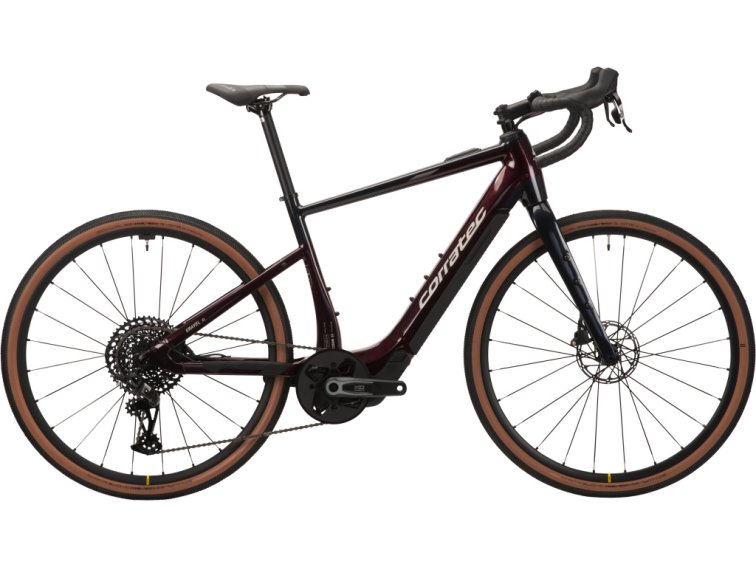 Corratec E-Gravel (Tmavě červená) 2026