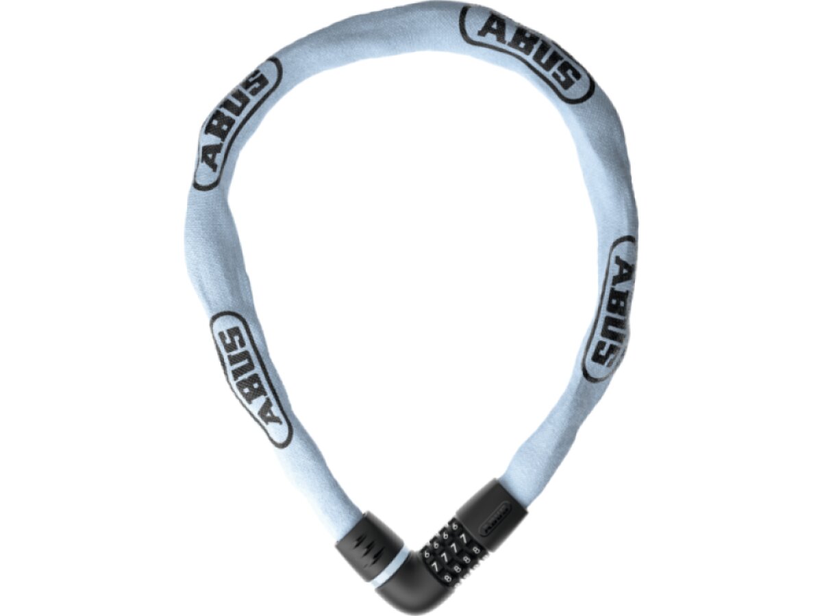 Abus zámek řetězový Tresor 6807C (kód) (světle modrá)