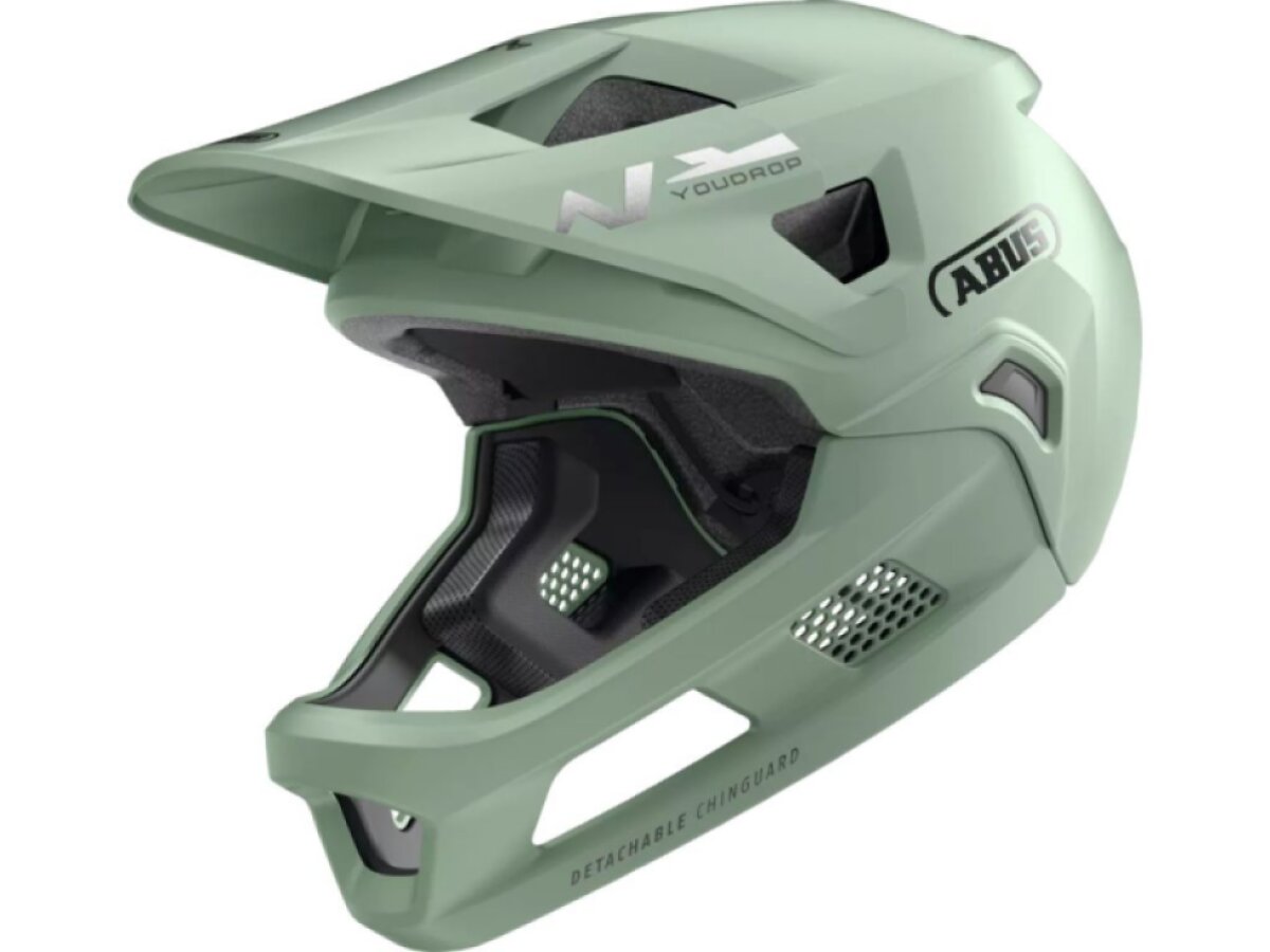 Abus helma integrální dětská YOUDROP FF (mist green)