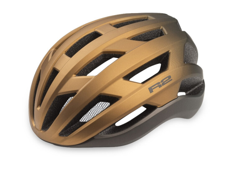 R2 helma VERGE (zlatá písková/ černá) ATH35K