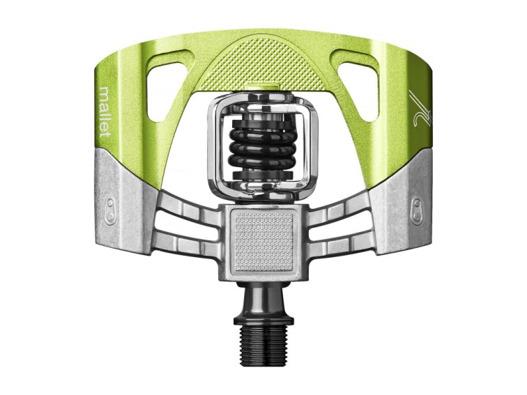 CRANKBROTHERS pedály Mallet 2 Electric Lime/Black