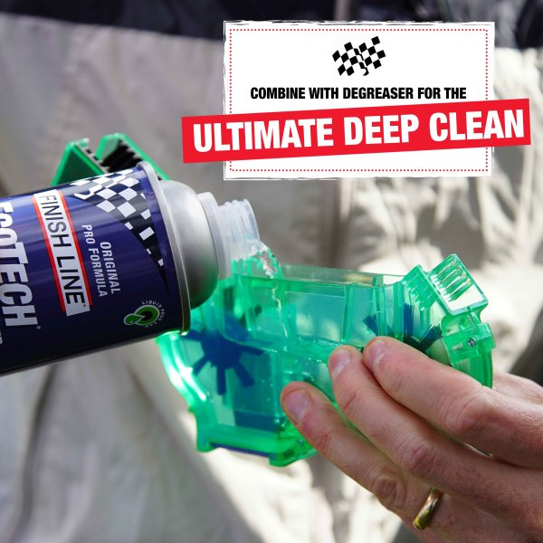 FINISH LINE Chain Cleaner Kit -pračka řetězu + olej + čistič