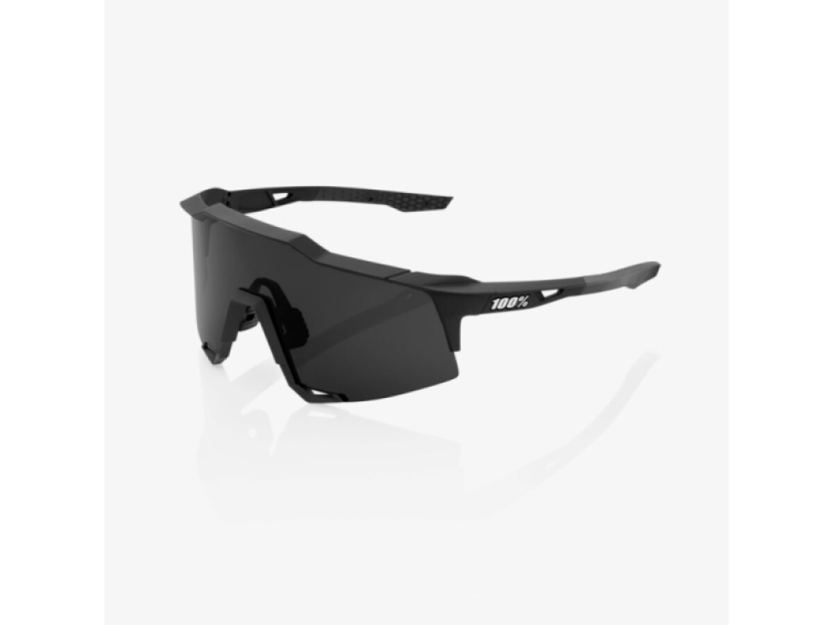 100% brýle Speedcraft Soft Tact Black (Smoke Lens)