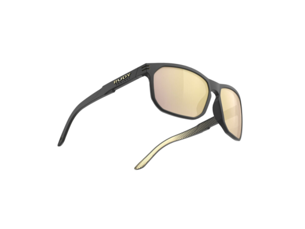 Rudy Project brýle Soundrise Black Matte / Ice Gold Pattern (Multilaser Gold)