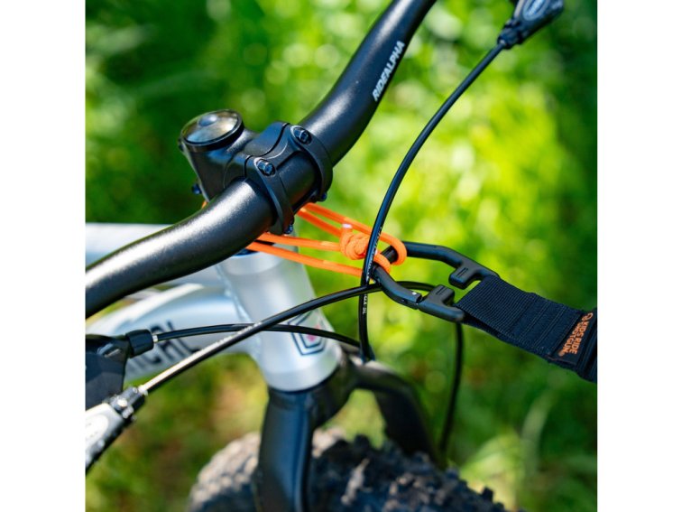 Kids Ride Shotgun Lano na tahání kola Quick Fit černé