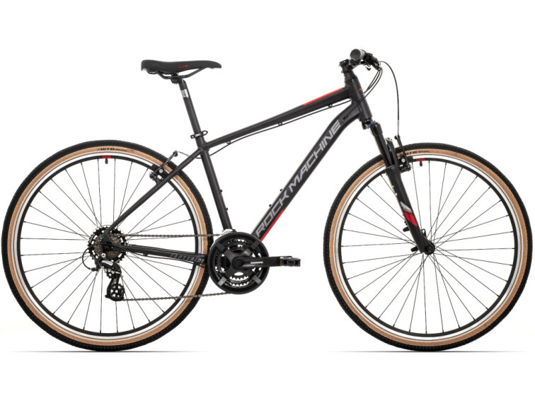 Rock Machine Crossride 100 Matte Black/Grey/Red 2022