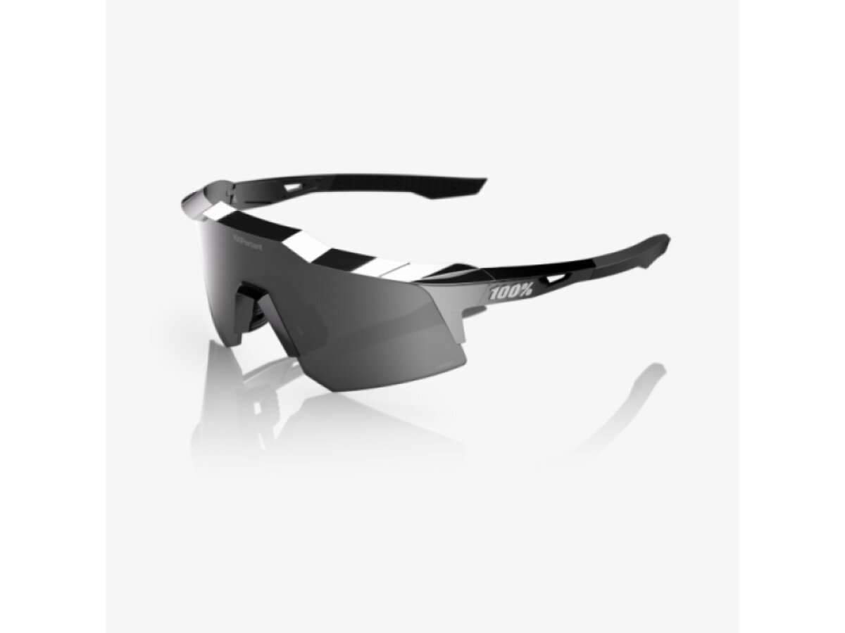 100% brýle Speedcraft XS Soto 1 Polished Black Chrome (HiPER Mercury Mirror Lens)