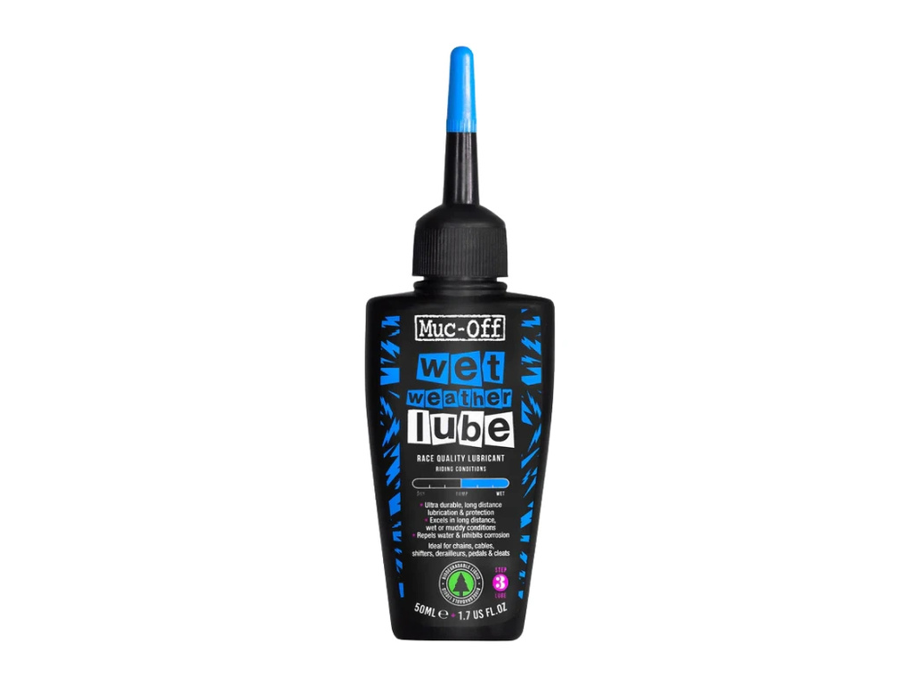 MUC-OFF Wash, Protect & Lube Wet Kit - Sada pro mytí, ochranu a lubrikaci kol