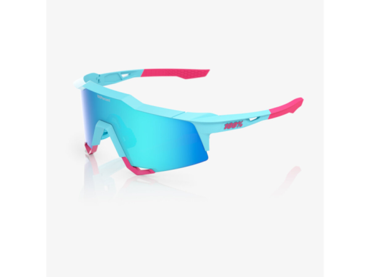 100% brýle Speedcraft LE Tatis 4 Soft Tact Blue (Blue Topaz Mirror Lens)