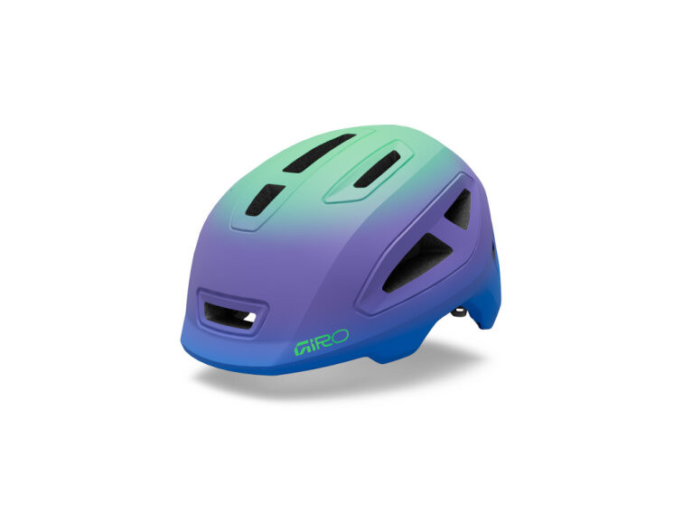 Giro helma Scamp II (Mat Blue Jewel/Vivid Green Fade)